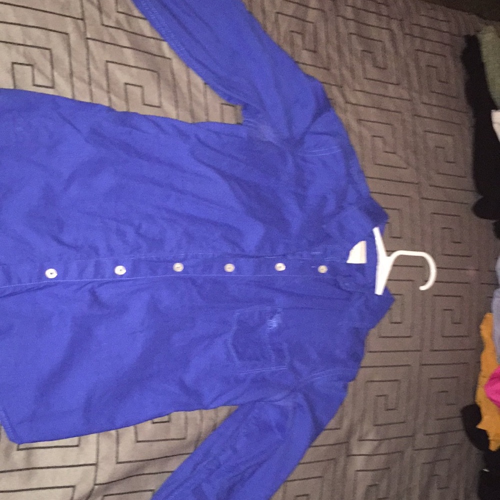 button up blue shirt NEVER WORN
